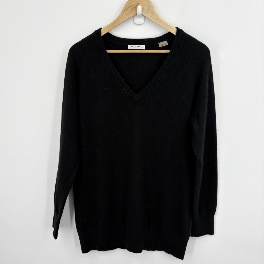 Equipment Cashmere Sweater Womens Medium Oversized Capsule Quiet Luxury Parisian